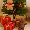 Boneco de Pelúcia, Almofada de Natal, Bonecos De Gengibre Pelúcia - Acessório de Natal