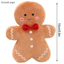 Boneco de Pelúcia, Almofada de Natal, Bonecos De Gengibre Pelúcia - Acessório de Natal