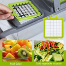 Cortador Picador de Legumes, Cebola e Frutas com Lâmina Inox - MultiChef 14 em 1