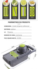 Cortador Picador de Legumes, Cebola e Frutas com Lâmina Inox - MultiChef 14 em 1