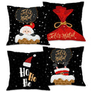 Kit 4 Capas de Almofada NATAL Tamanho 45X45cm - Natalina