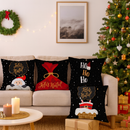 Kit 4 Capas de Almofada NATAL Tamanho 45X45cm - Natalina