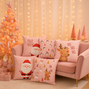 Kit 4 Capas de Almofada NATAL Tamanho 45X45cm - Natalina