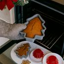 Mini Forma de Silicone para Bolo, Doces, Gelatina, Sabonete artesanal em formato de  Árvore de Natal