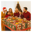 Toalha de Mesa Natalina, Toalha de Mesa com Estampa de NATAL Oxford - 06 Lugares