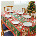 Toalha de Mesa Natalina, Toalha de Mesa com Estampa de NATAL Oxford - 06 Lugares