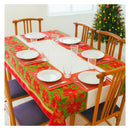Toalha de Mesa Natalina, Toalha de Mesa com Estampa de NATAL Oxford - 06 Lugares
