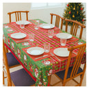 Toalha de Mesa Natalina, Toalha de Mesa com Estampa de NATAL Oxford - 06 Lugares
