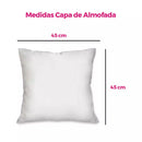 Kit 4 Capas de Almofada NATAL Tamanho 45X45cm - Natalina