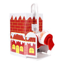Papai Noel Musical na Casinha da Chaminé - Papai Noel Animado para Decoração de Natal