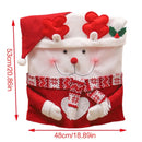 Capa para Cadeira da Mesa de Natal - Chapéu do Papai Noel para Cadeiras