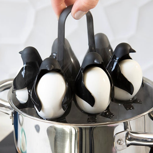 Suporte para Cozinhar Ovos em forma de Pinguins - Cartela de Pinguins