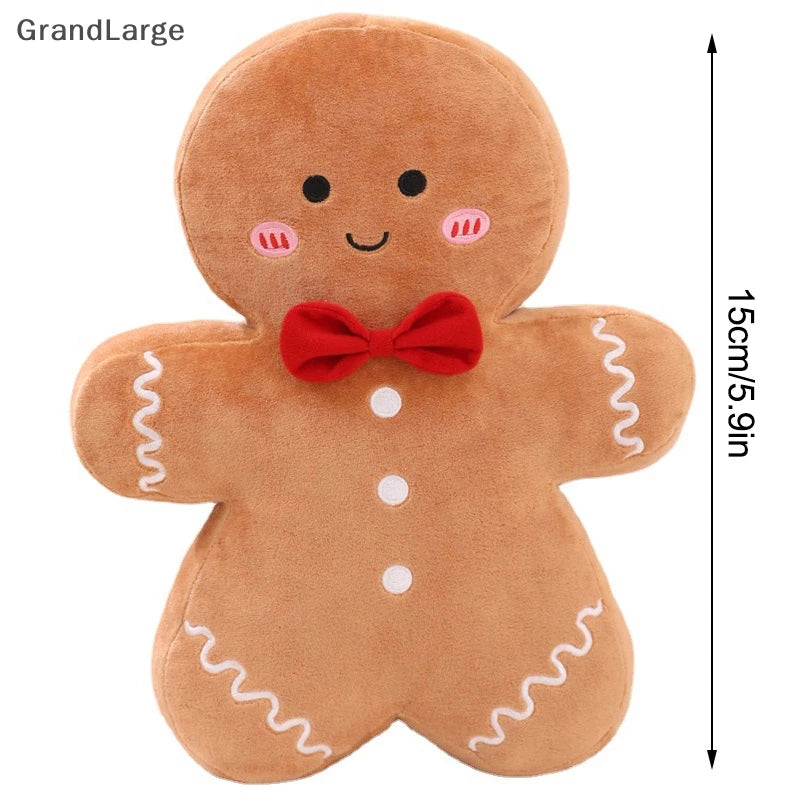 Boneco de Pelúcia, Almofada de Natal, Bonecos De Gengibre Pelúcia - Acessório de Natal