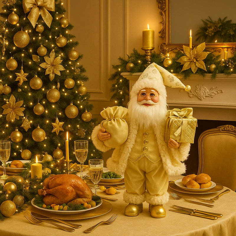 Papai Noel Decorativo em Pé com 30cm - Papai Noel