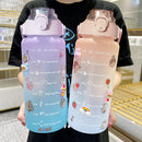 Garrafa Galão 2L com frases Motivacionais e Adesivo 3D - "Tome Água"