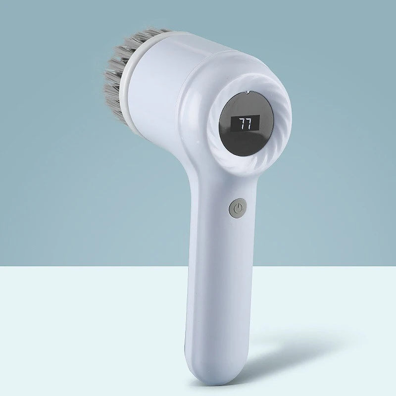 Escova Elétrica MultiClean 5 em 1 Sem Fio | TurboClean Multiuso para Cozinha, Banheiro e Casa