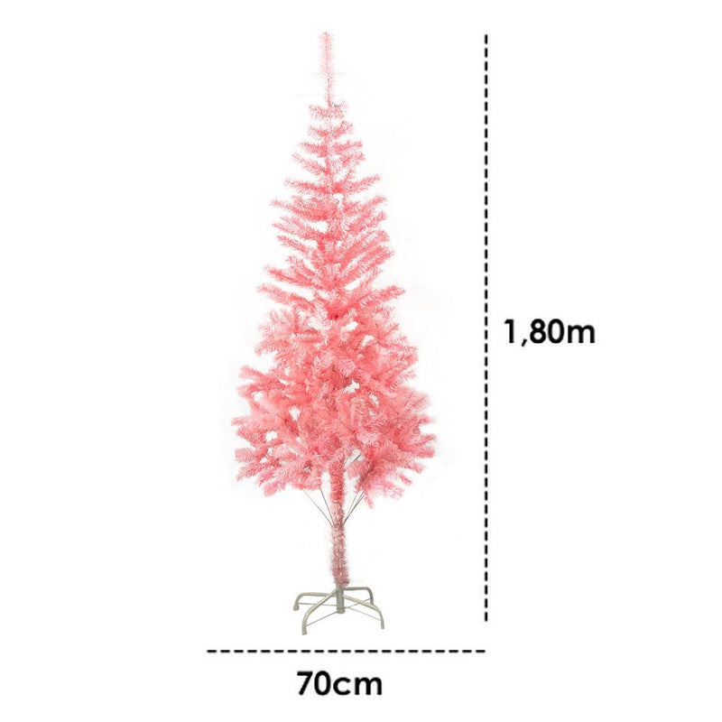 Árvore de Natal LUXO cor de Rosa - Grande
