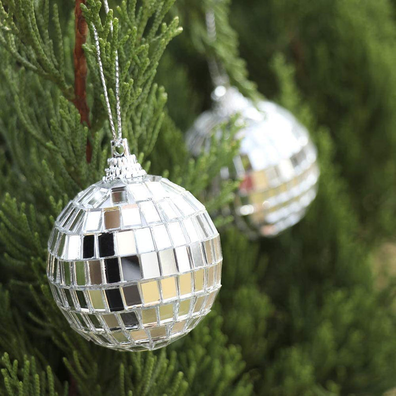 Bolas facetadas para árvore de Natal
