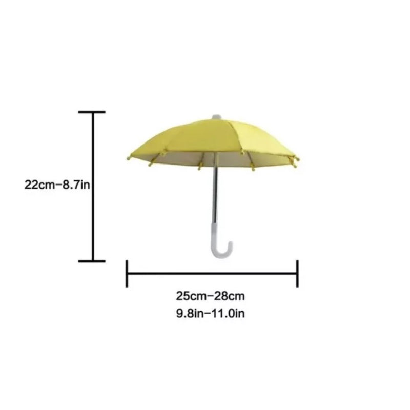 Mini sombrinha para celular / Guarda-chuva para celular