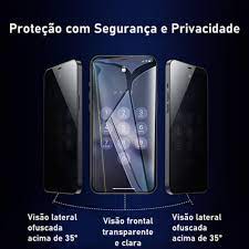 Película de privacidade para iPhone 3D Anti-Espião - Com BRINDE