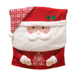 Capa para Cadeira da Mesa de Natal - Chapéu do Papai Noel para Cadeiras
