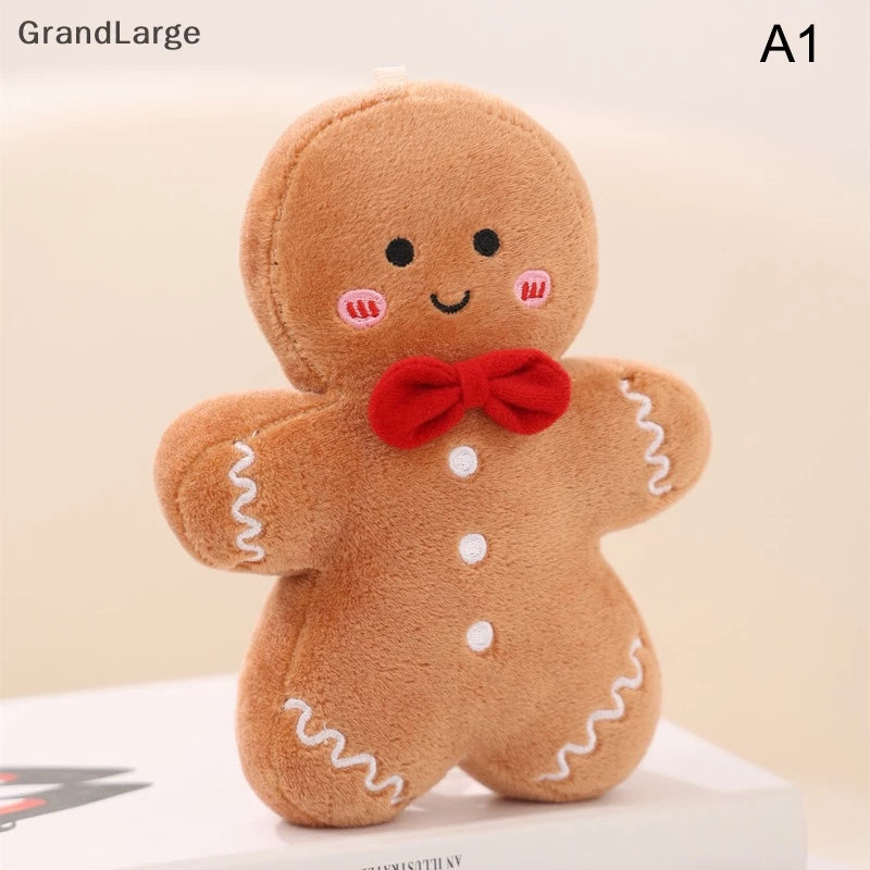 Boneco de Pelúcia, Almofada de Natal, Bonecos De Gengibre Pelúcia - Acessório de Natal