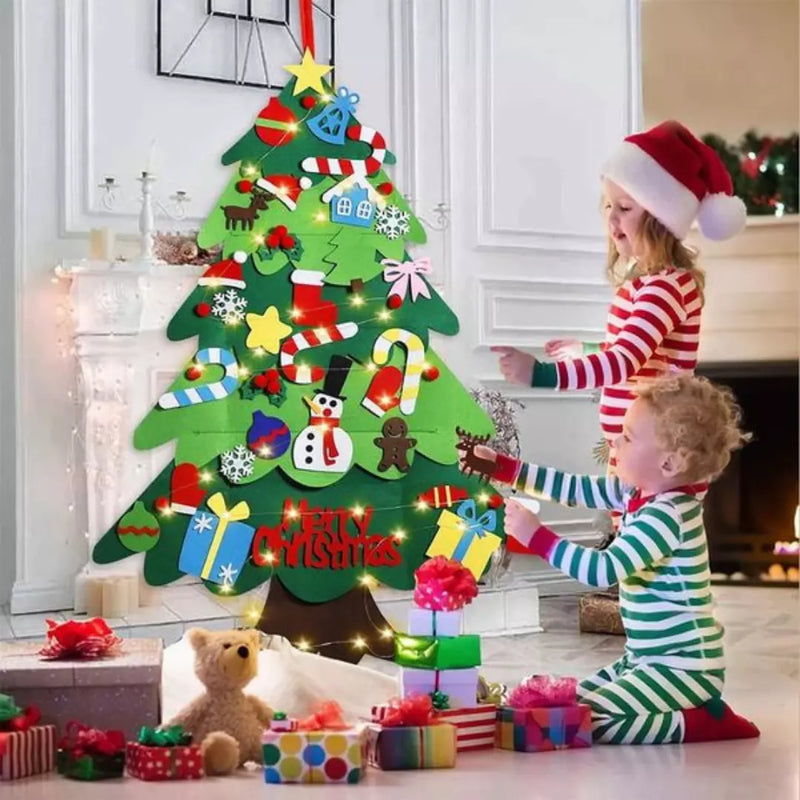 Árvore de Natal Educação Infantil com Velcro