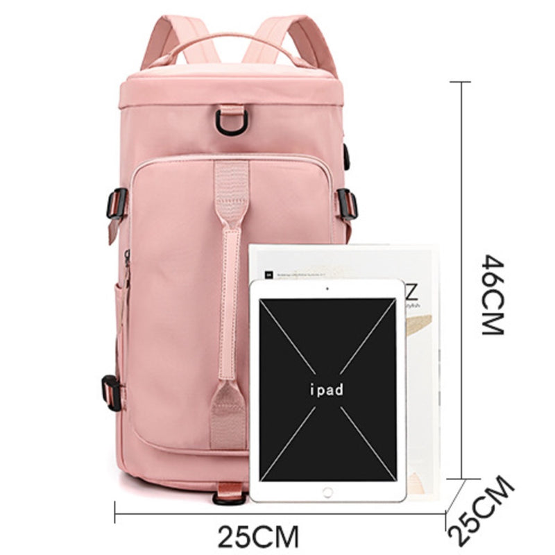 Mochila de Viagem, academia com Bolso Impermeável - 30L Capacidade