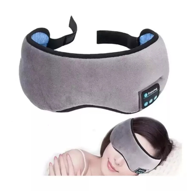 Tapa Olho Para Dormir C/ Fone de Ouvido Bluetooth